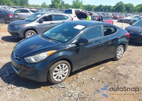 2012 Hyundai Elantra Gls from USA, damaged, VIN 5NPDH4AE2CH144958